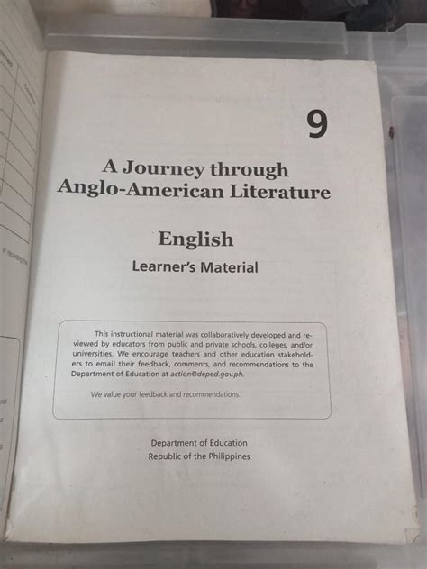 elibro grade 9|English 9: A Journey through Anglo.